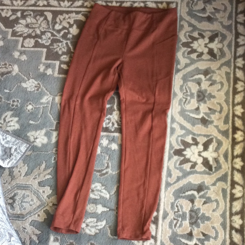 CAbi Brown Leggings Soft Stretchy Knit